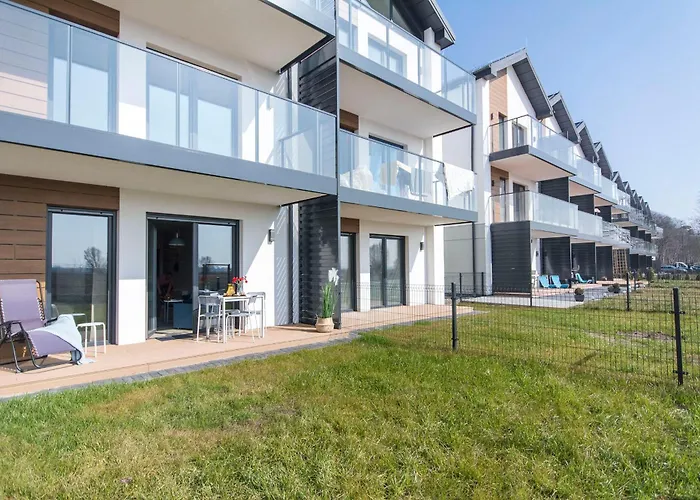 公寓 Sloneczna Przystan-apartamenty 格但斯克